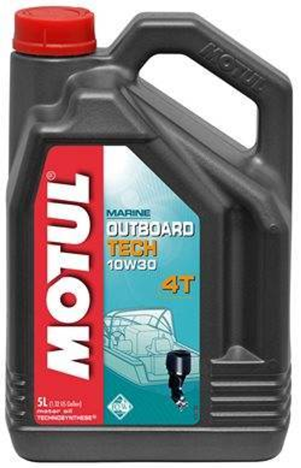 Моторное масло Motul Outboard Tech для лодочных моторов (4T, 10w30, полусинт.)