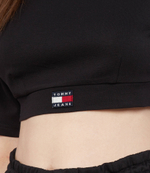 Футболка TJW SP CRP XS BADGE MOCK NECK Tommy Jeans - черный(DW0DW16111)