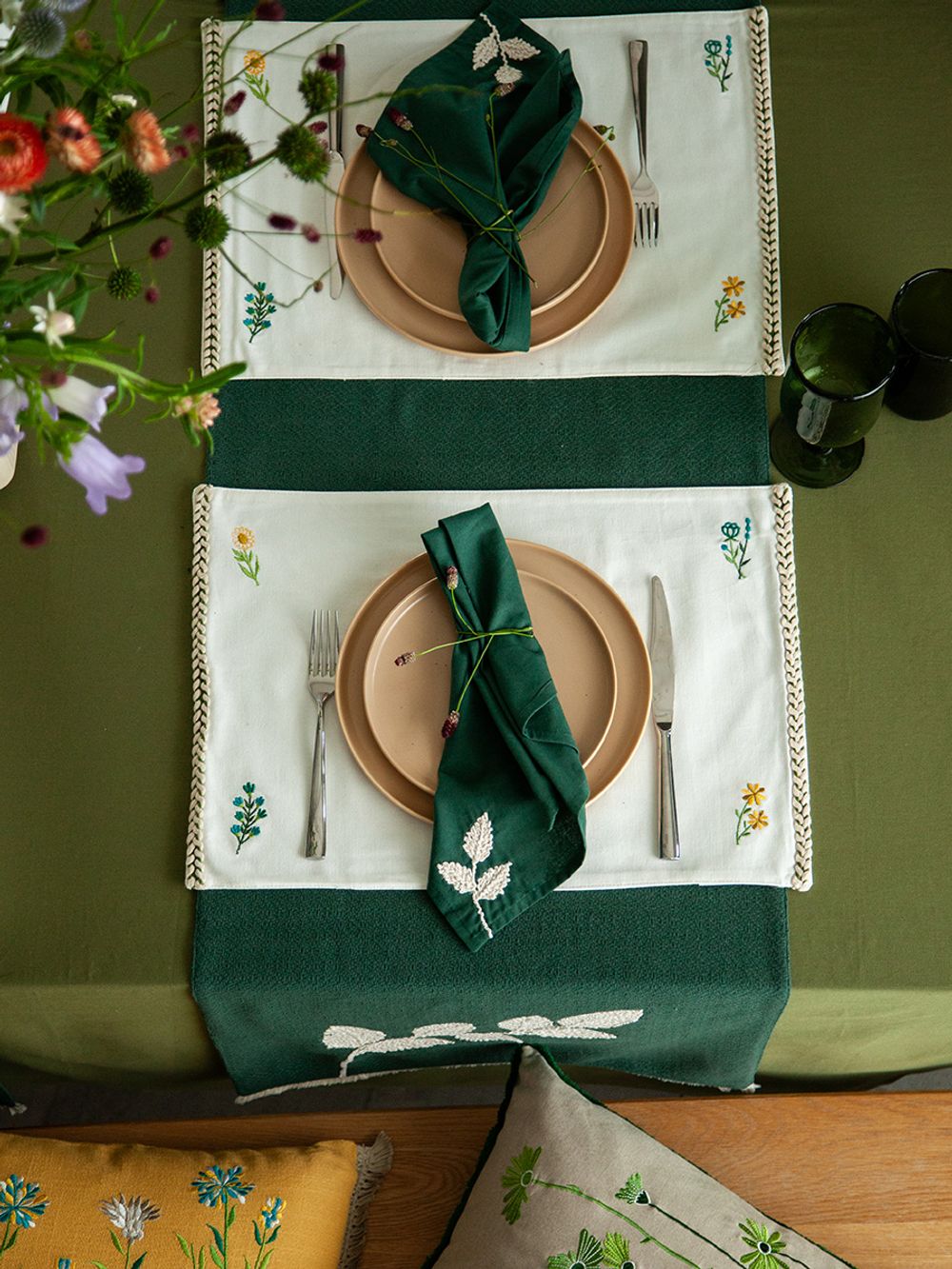 Салфетка под приборы Meadow bloom из коллекции Ethnic, 33х48 см