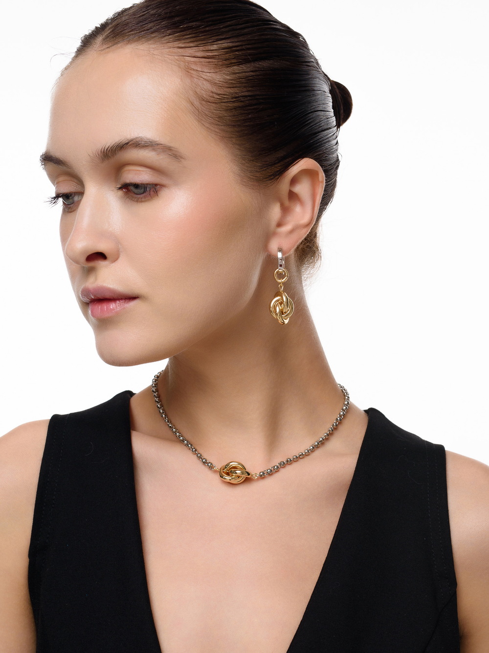 Чокер "Big knot" Bicolor