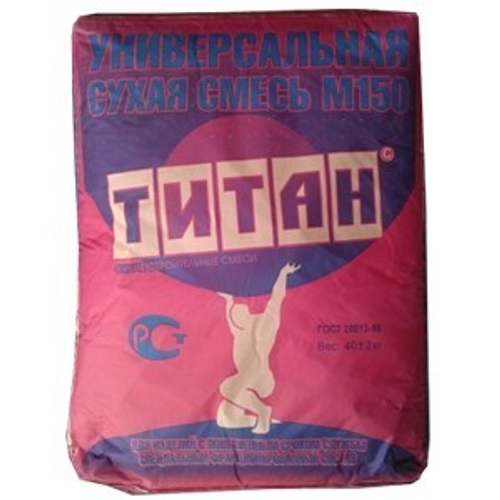 Сухая смесь М150 универсальная Титан 40 кг