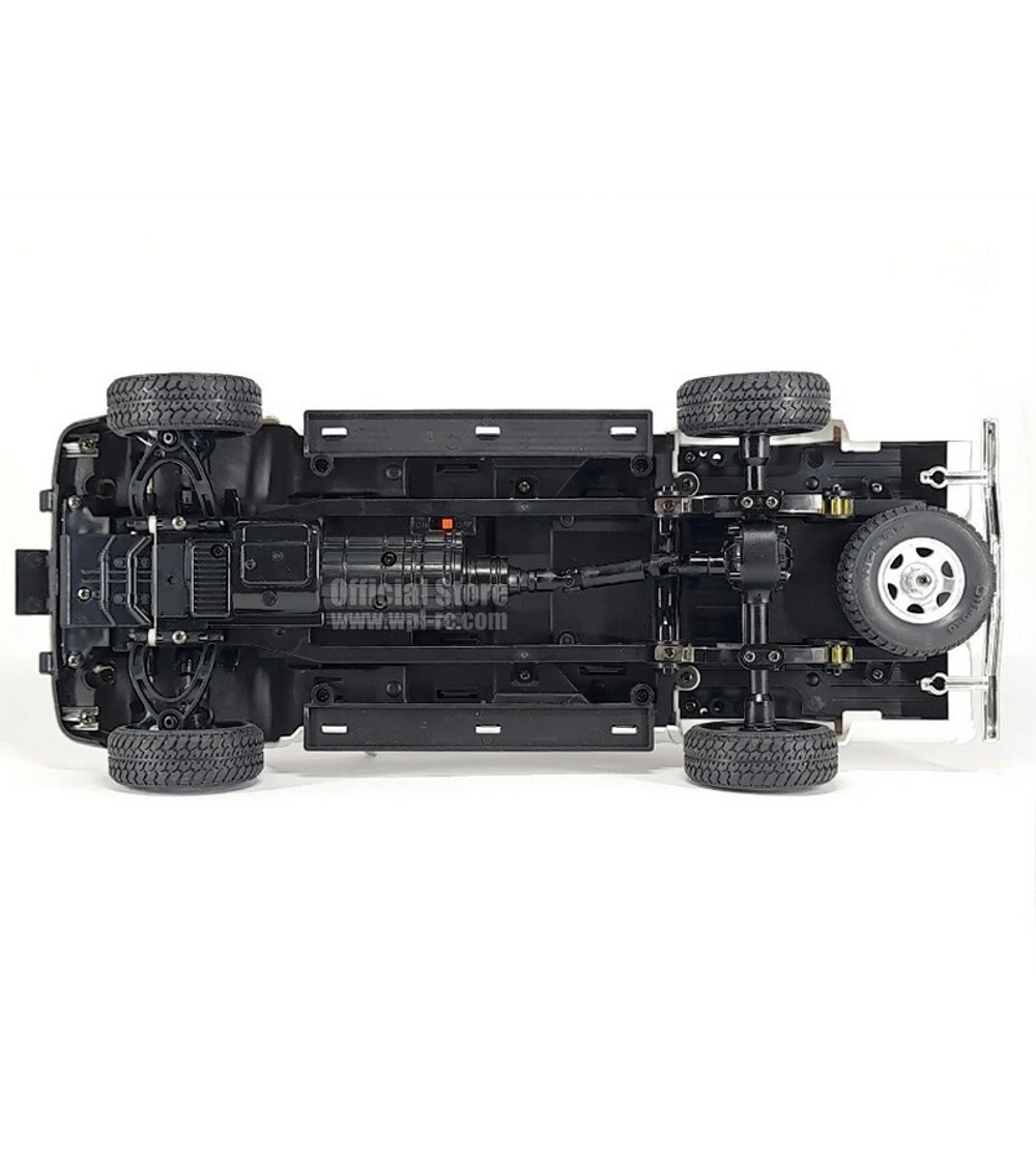 Радиоуправляемая машина WPL пикап Hilux Crew Cab (белая) 4WD 2.4G 1/16 RTR