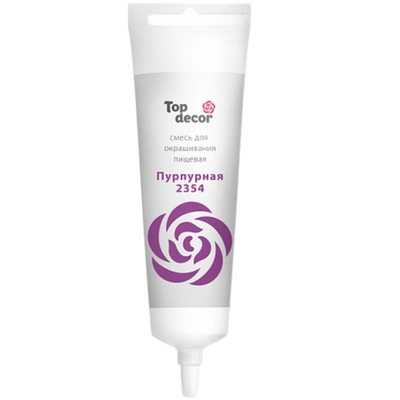 Краситель пищевой Пурпурный «Top decor» гелевый 100 гр