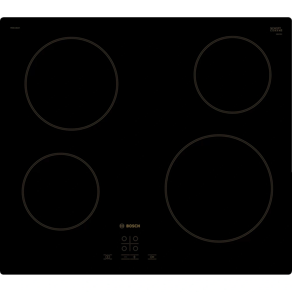 Электрическая варочная панель Bosch PKE611BA1R черная