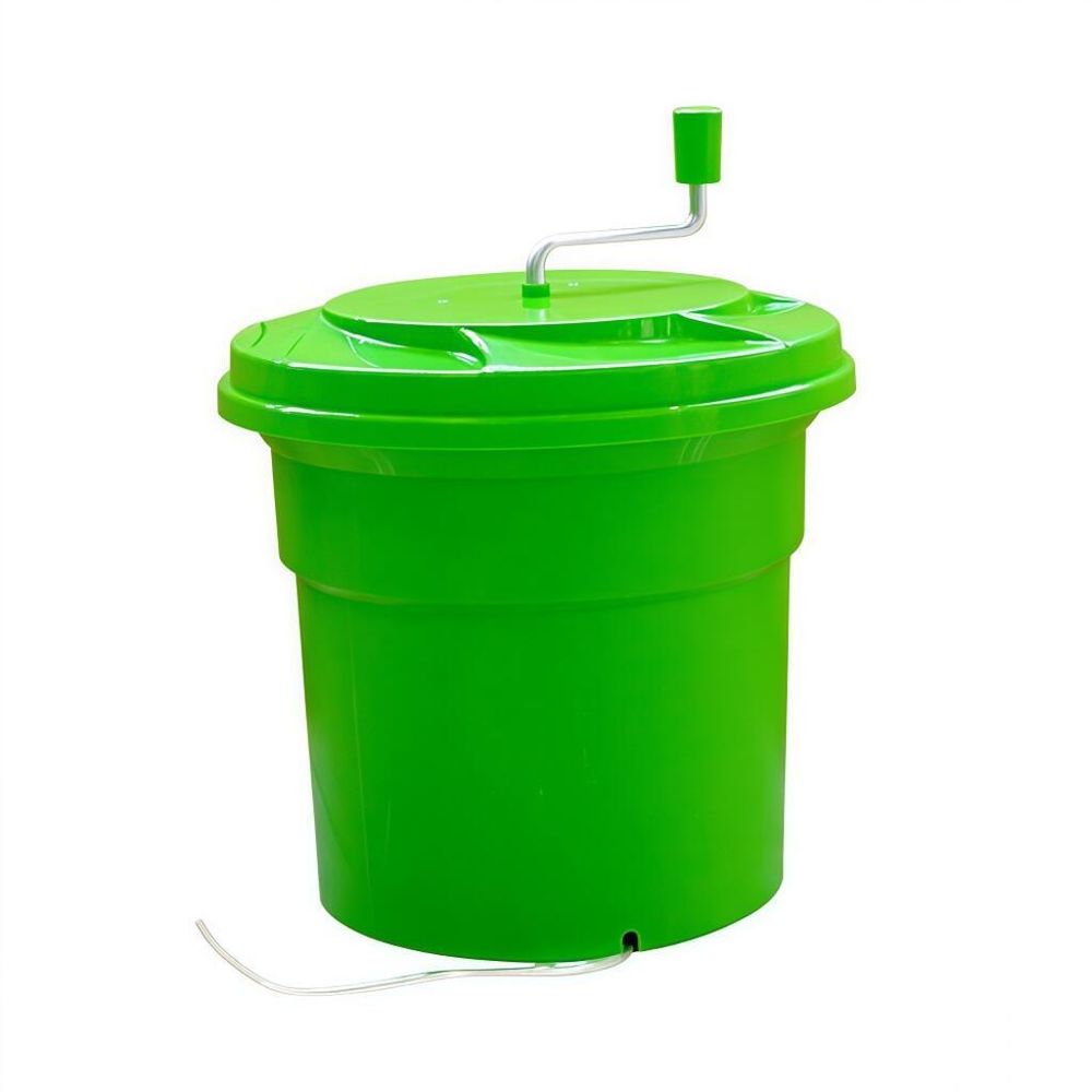 Центрифуга сушилка для зелени 12 л d 33 см h34 см зеленая пласт. P.L. Proff Cuisine