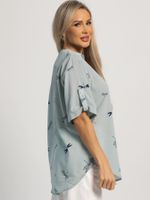 Блуза Онисия (зеленая/стрекозы) Б15949-4М LT Collection