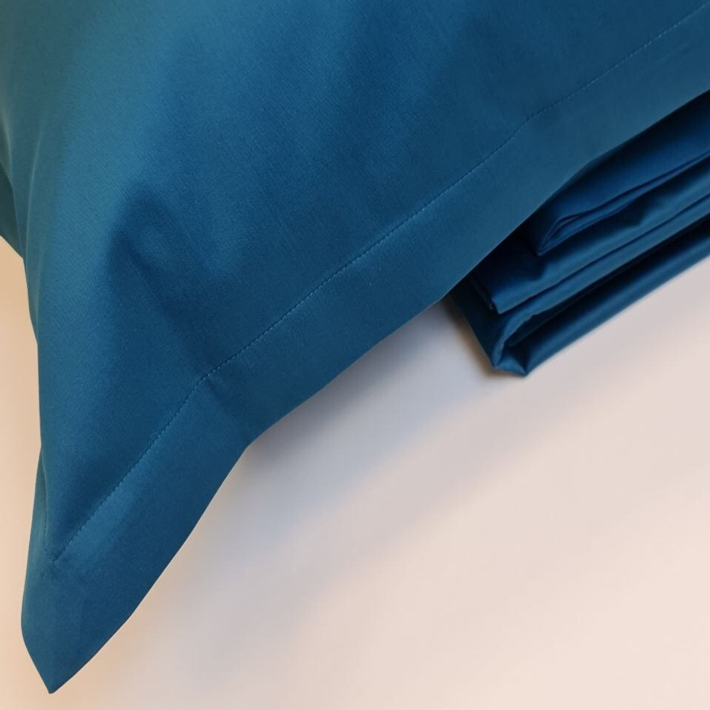 Постельное белье 2 спальное евро Сlaire&Caroll Lea морская волна