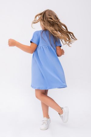 Платье для девочки Солнышко синее