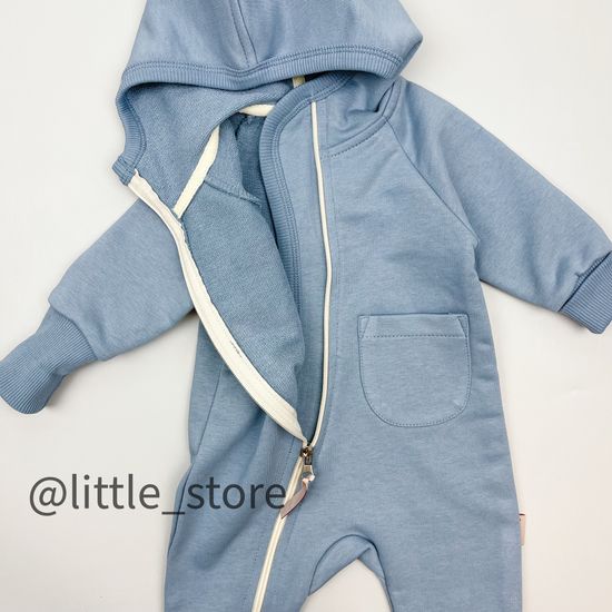 Комбинезон из футера "Simple" Джинс