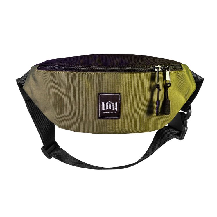 Поясная сумка ТАЙНА BLOCK-FULL Хаки-черный