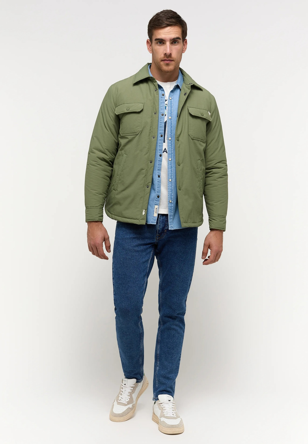 Рубашка утепленная мужская MUSTANG Style Philo