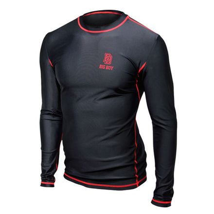 Футболка компрессионная взросл. BIG BOY Elite Line, BB-TPEL-SR-XL,с длинным рукавом, р.XL, черный