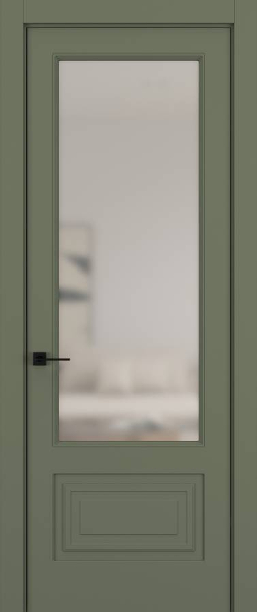 Дверь 021V ELEGANT Матовый Оливковый