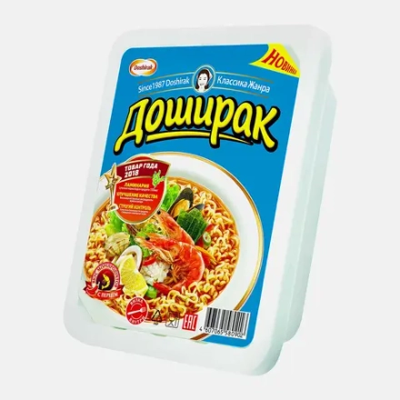 Лапша Доширак со вкусом морепродуктов 90г