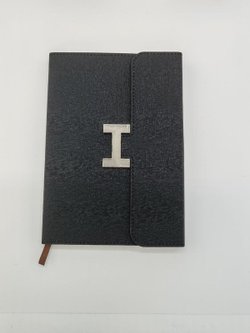 Блокнот подарочный А5 с ручкой Н-черный (7728-1)