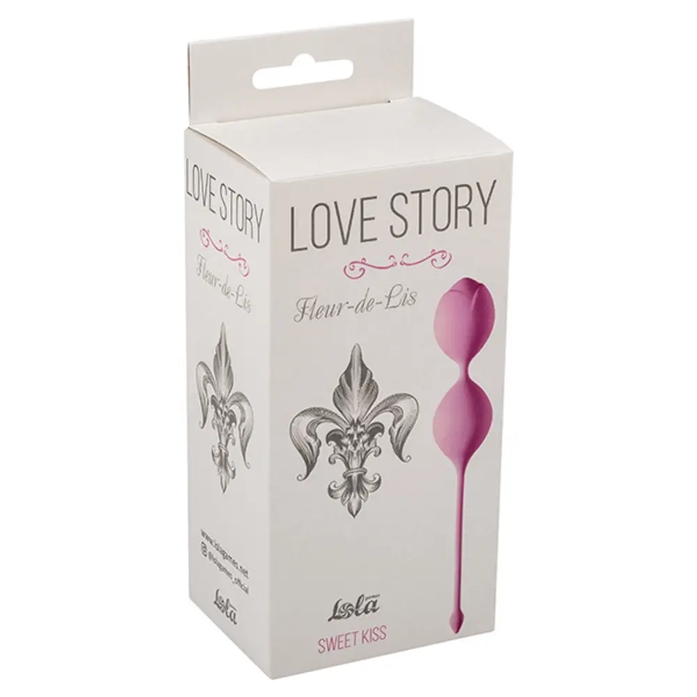 Вагинальные шарики среднего уровня Love Story Fleur-de-lis Violet Fantasy
