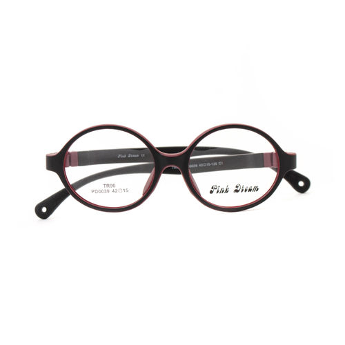 Оправа круглая Pink Dream PD0039 C1 черная с бордовым