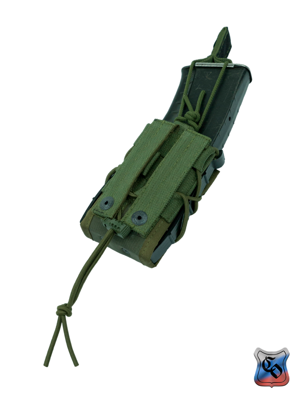 Подсумок SSO АКМ 1 RAID MOLLE без клапана и с утяжкой (Олива)