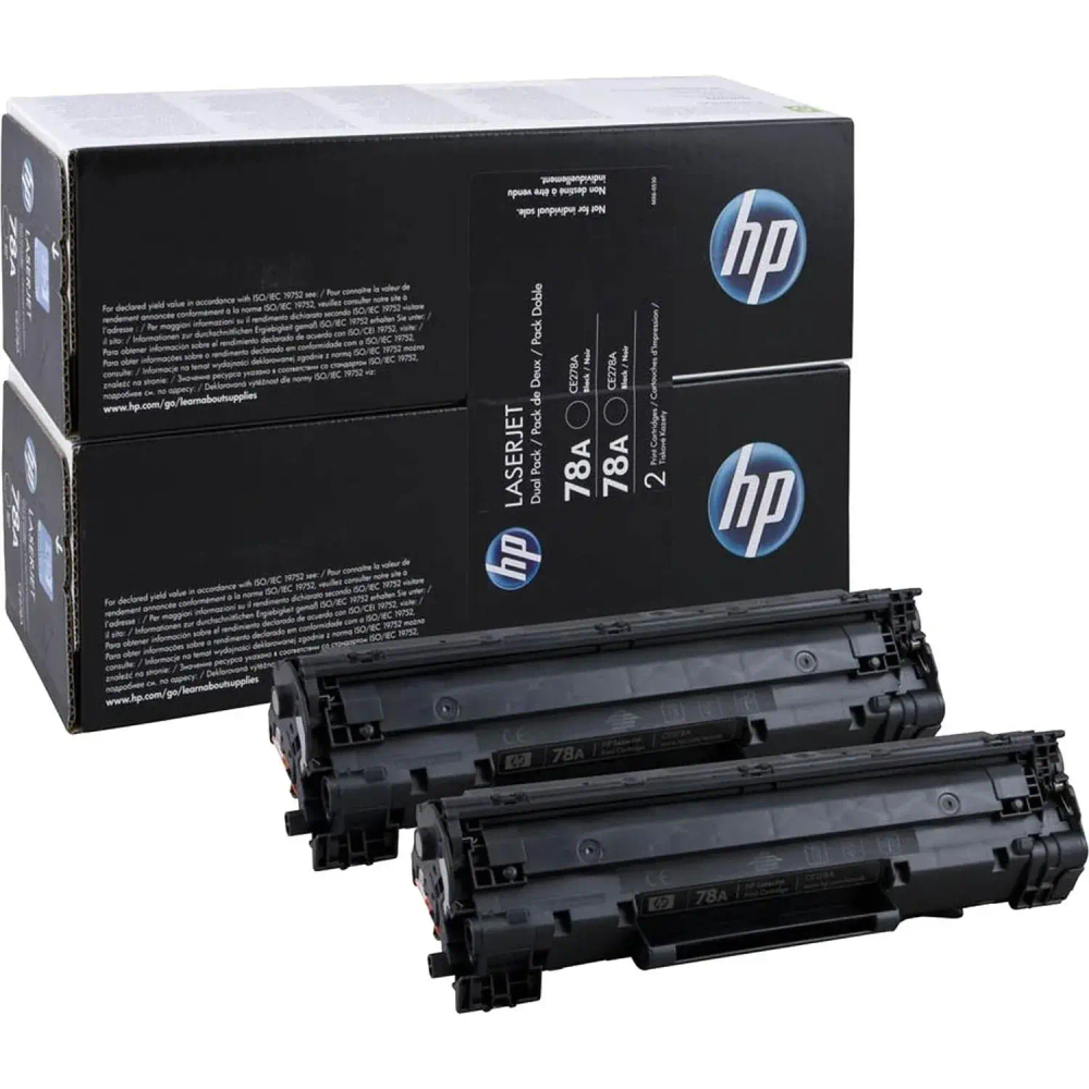 Картридж лазерный HP 78A CE278AF чер. для LJ P1566/1606DN (2шт/уп)