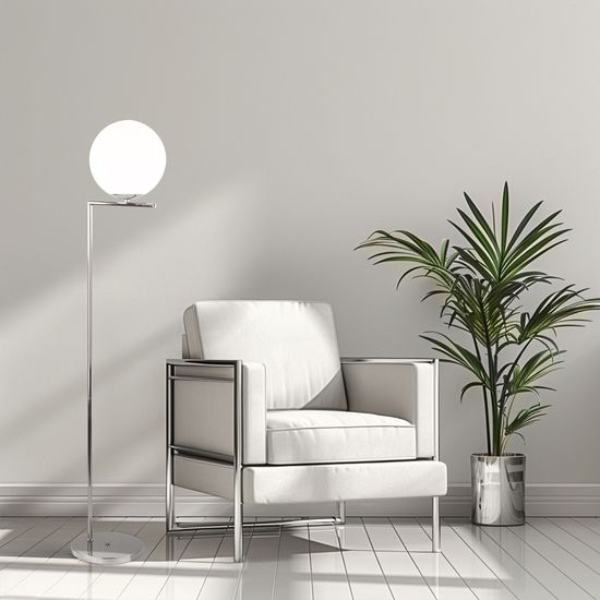 01083/1 / напольный светильник / хром