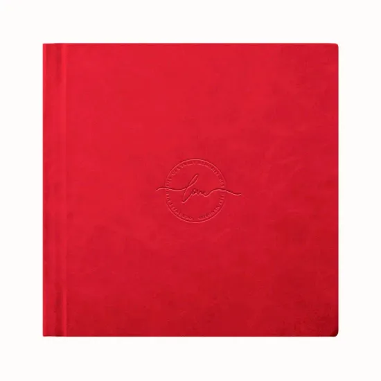 30х30 фотокнига, эко-кожа "Rosso"