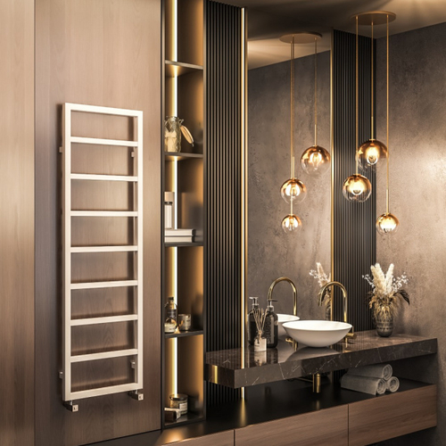 Полотенцесушитель WARMMET настенный вертикальный Simple БЕЛЫЙ RAL9016