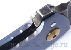 Нож Caleb White Guillotine Full Custom Hamon Prototypeфотография - 7