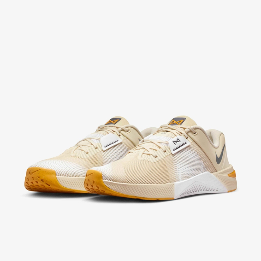 Кроссовки мужские Nike Metcon 10 (Бело-Золотые)