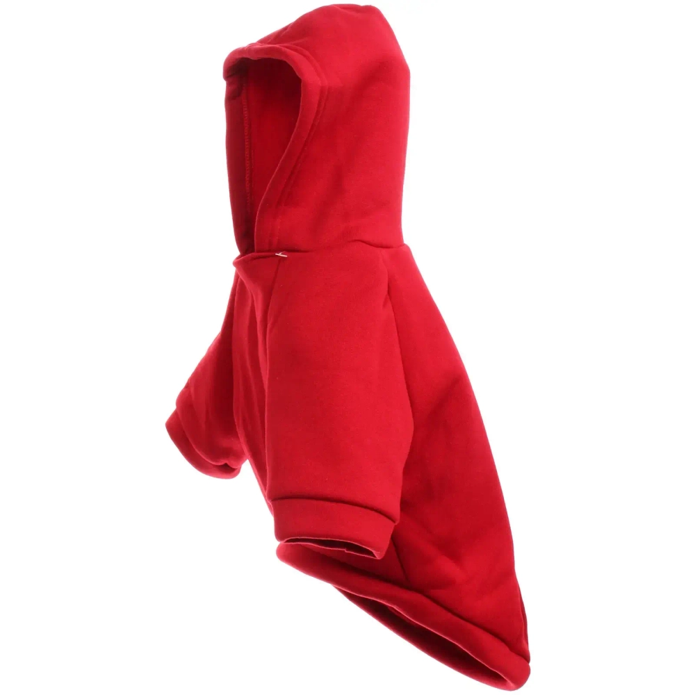 Кофта - толстовка для мелких пород собак «BRO Style», цвет бордовый, р L (на флисе)