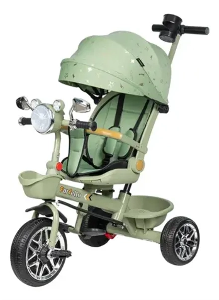 Детский трехколесный велосипед (2024) Farfello PL-06 (Зеленый/green)