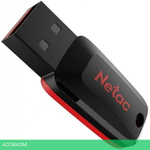 USB Flash-накопитель Netac U197 8Gb черный/красный (NT03U197N-008G-20BK)