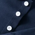 Поло Ymkashix серое / темно-синее