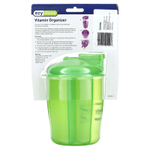 Ezy Dose, Витаминный органайзер с этикетками, зеленый, 1 шт.