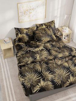 Постельное белье Сказка "Клеопатра" 1,5-сп Наволочка 50х70 см 1 шт Простынь 150х215 см Пододеяльник 145х215 см, перкаль