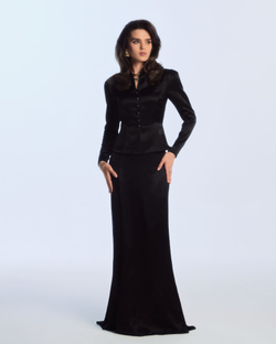 Жакет из жаккардового триацетата