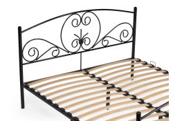 Двуспальная кровать Нерика 160х200 черная