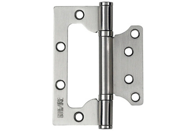 Петля накладная BUSSARE B020-U 100x75x2.5-2BB-1MC хром матовый