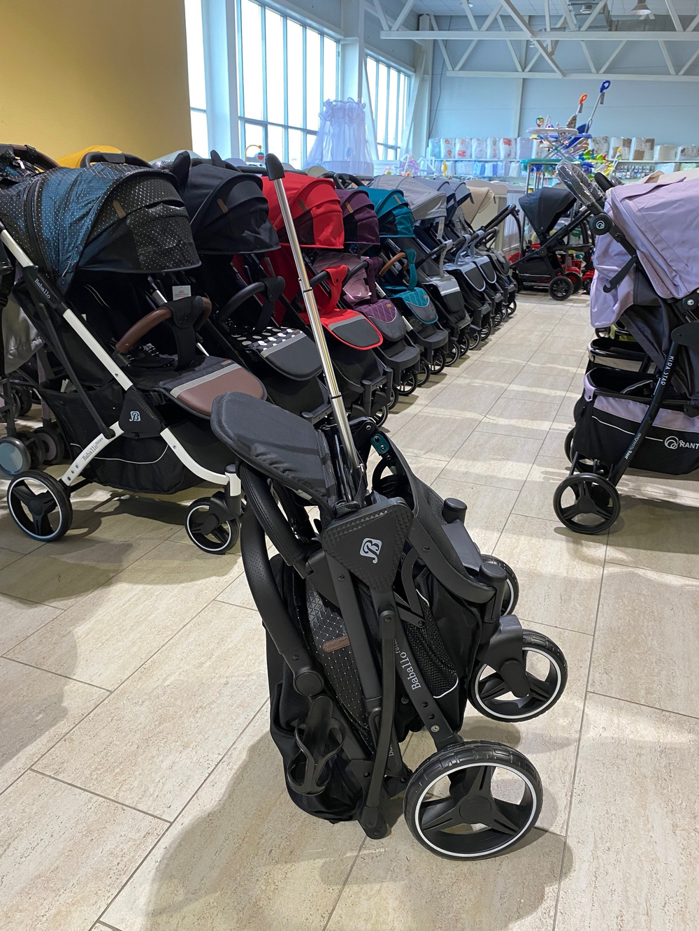 Коляска прогулочная Babalo 2023 звезда черная рама