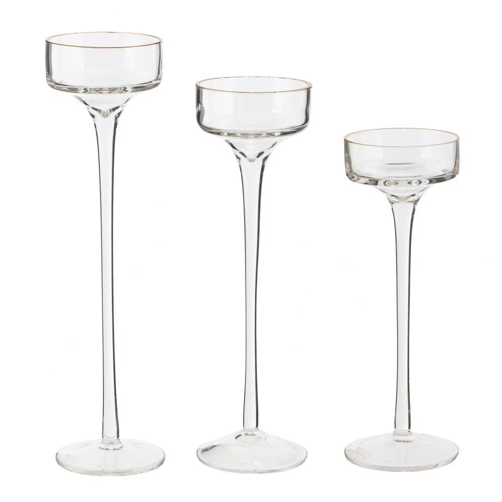 GAEM Набор из 3-х подсвечников, L23 W12 H32,5 см