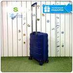 Маленький чемодан Mironpan Model B, Темно-синий, S