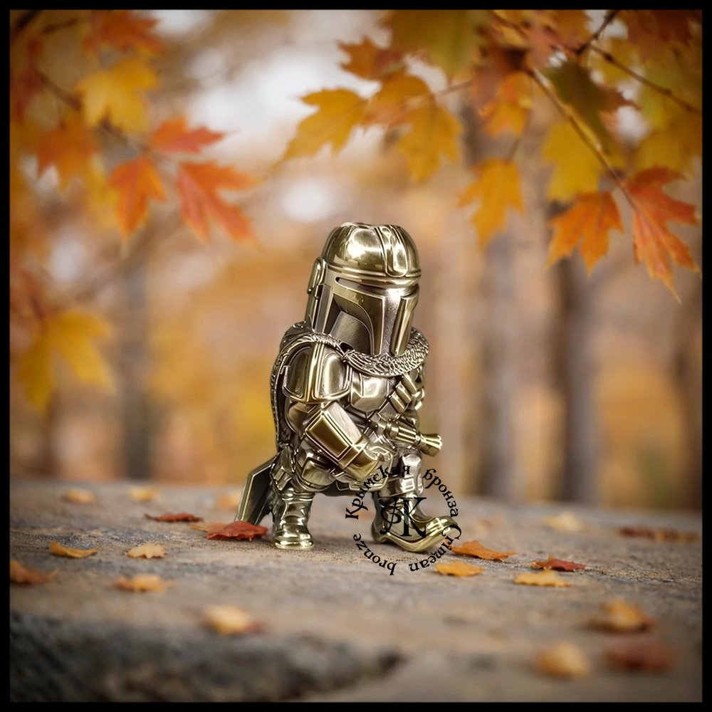 Темлячная бусина "Мандо" для ножей , латунь