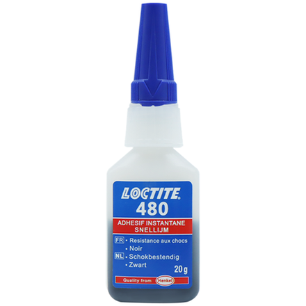 Loctite 480, Клей моментального отверждения черный.