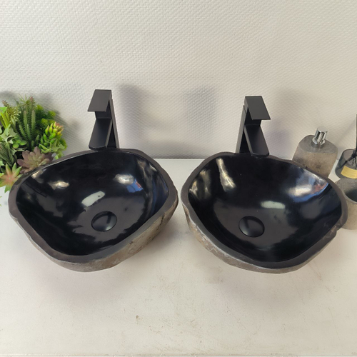 Раковина из речного камня ПАРА! RS-65339 40*36*15 0865