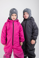 Шлем утепленный "Темно-серый меланж"