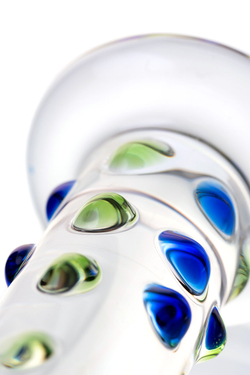 Нереалистичный фаллоимитатор Sexus Glass, стекло, прозрачный, 18 см (912007)