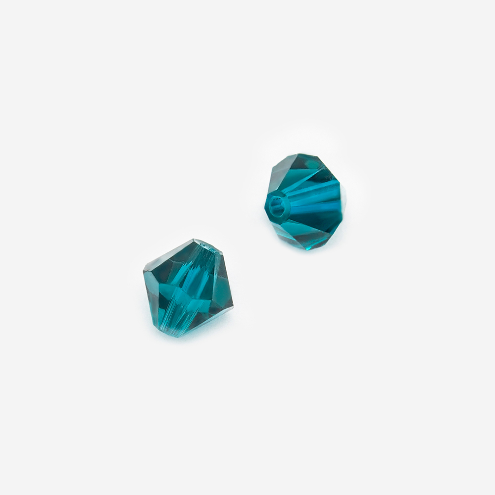 Биконус, оттенок "Морской бриз", 6*6,5мм