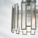 712044 Люстра AGAVE 3х40W E27 СЕРЕБРО С ПАТИНОЙ/ПРОЗРАЧНЫЙ