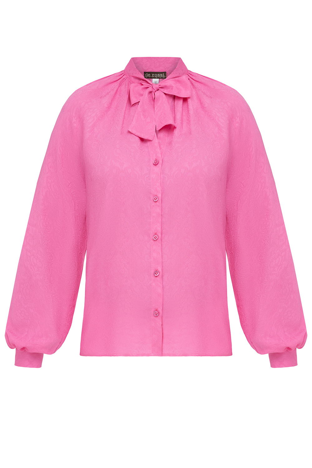 Блузка из вискозы с жаккардовым рисунком Fucsia