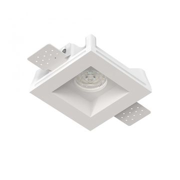 Встраиваемый гипсовый светильник для установки в потолках из гипсокартона LED MR16 GU10 / модуль LED MR16 SN 002 белый Maia 80 Flat Stellanova