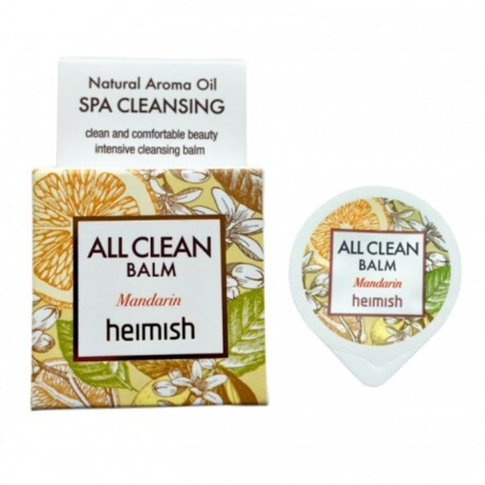 Heimish Бальзам гидрофильный для очищения кожи с мандарином - All clean balm mandarin, 5мл, шт